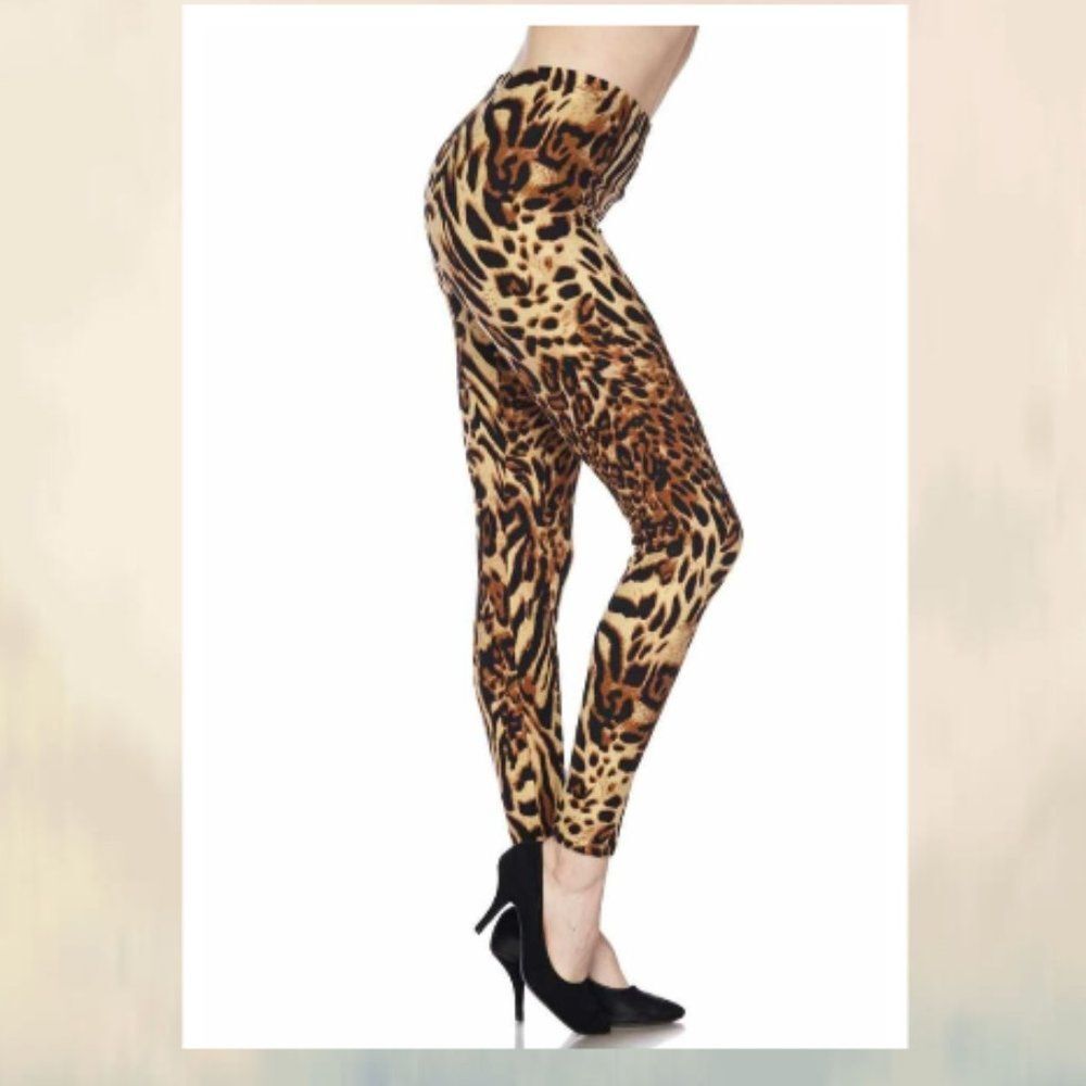 PREDATOR LEOPARD SOFT LEGGINGS 15J-L031